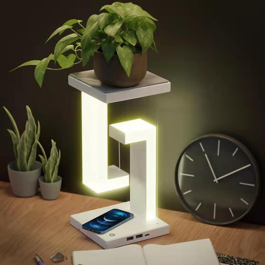 Smartphone Wireless Charging Suspension Table Lamp Power Up with Our .
